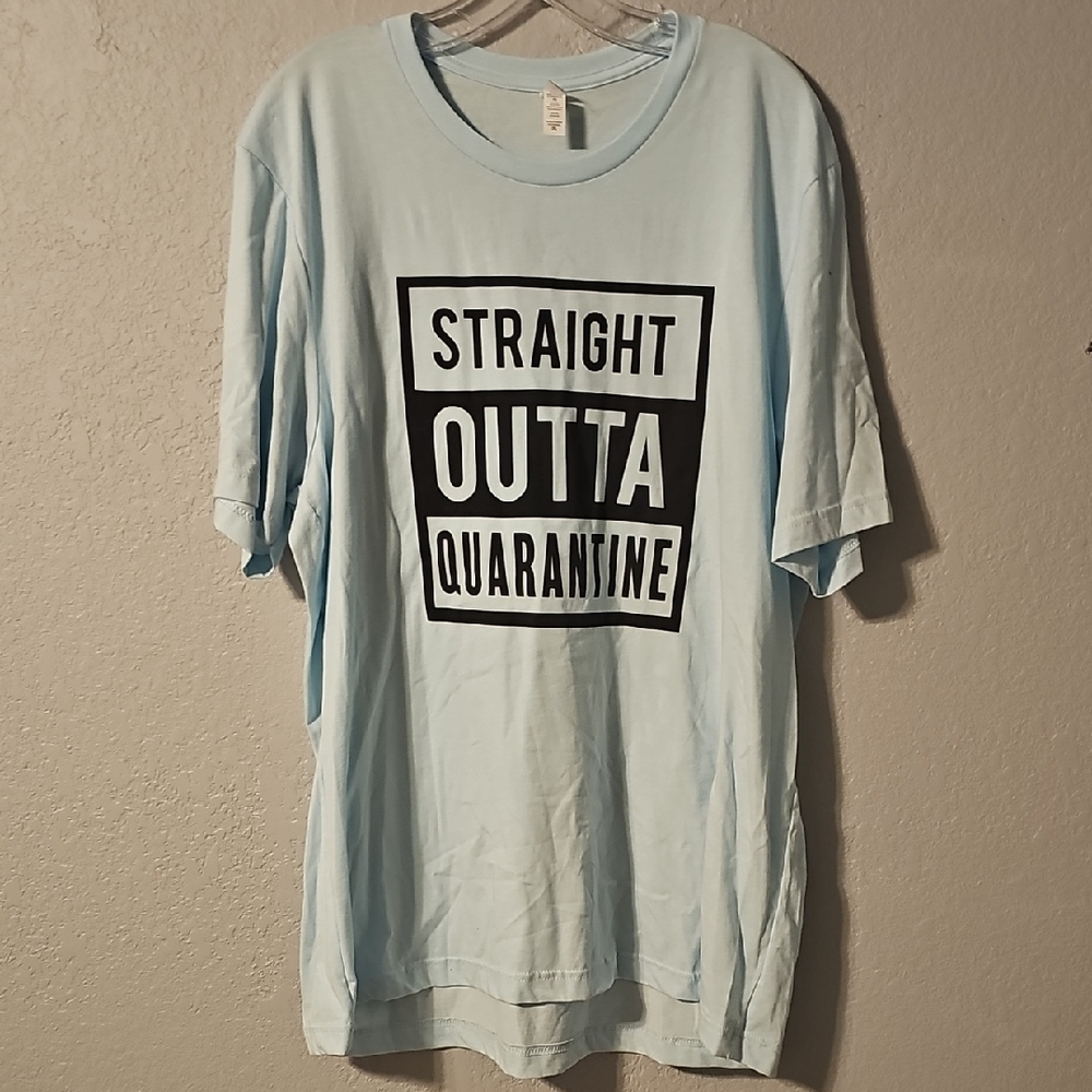 Bella Canvas Light Blue Graphic Tee